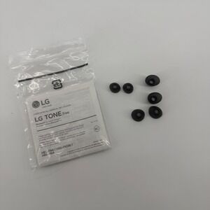 LG TONE Free Replacement Ear Gels and Manual HBS-FN6 HBS-FN5W HBS-FN4 Black 6pc